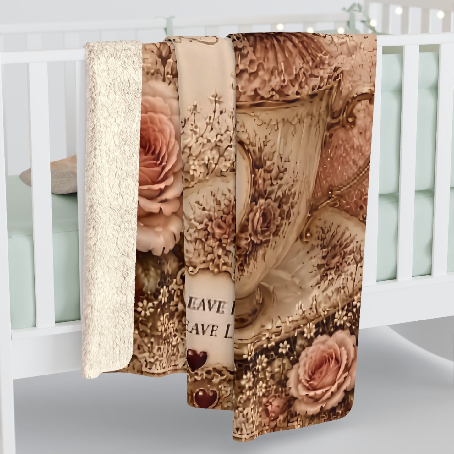 RattaCutie Couture Limited Edition Pet Sherpa Blanket – "The tiniest souls leave the biggest imprints" Accent Throw
