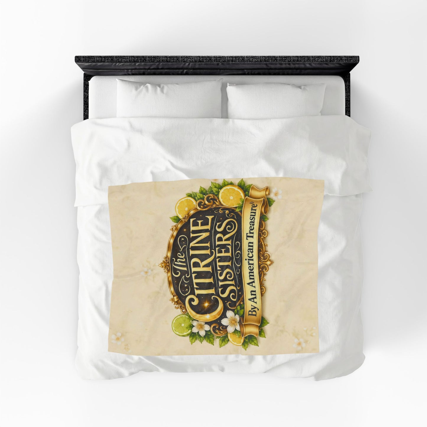 Citrine Sisters Velveteen Plush Blanket — Limited Edition Design One Series One
