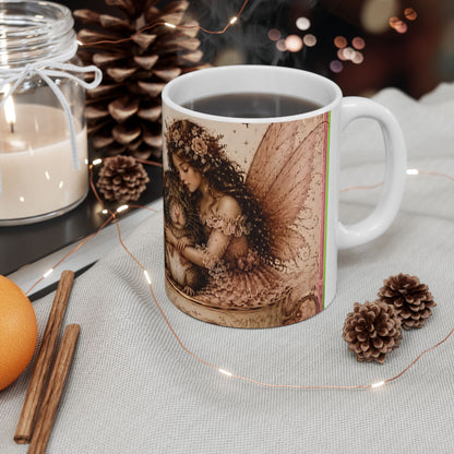 RattaCutie Couture Limited Edition Sentimental Girl & Mouse Ceramic Mug — "Kindest souls leave the biggest paw prints on our hearts"