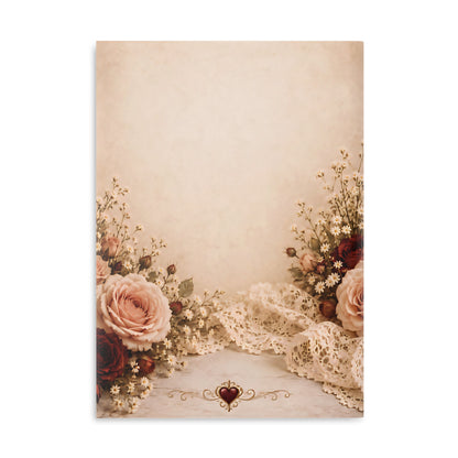 RattaCutie Couture Limited Edition Vintage Floral Rat Hardcover Notebook — "An American Treasure" Puff-Cover Journal
