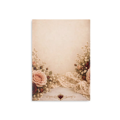 RattaCutie Couture Limited Edition Vintage Floral Rat Hardcover Notebook — "An American Treasure" Puff-Cover Journal