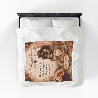 RattaCutie Couture Limited Edition Velveteen Blanket – "The tiniest souls leave the biggest imprints on our hearts"