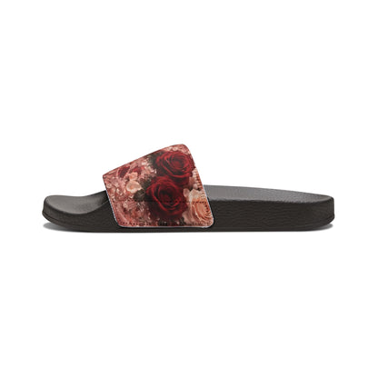 The Velvet Rose Slide Sandals — Women's Removable-Strap Pool Slides