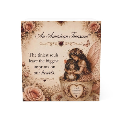 RattaCutie Couture Limited Edition Note Cube – 'The tiniest souls leave the biggest imprints on our hearts'