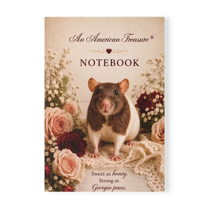 RattaCutie Couture Limited Edition Vintage Floral Notebook — "An American Treasure" A5 Softcover Journal