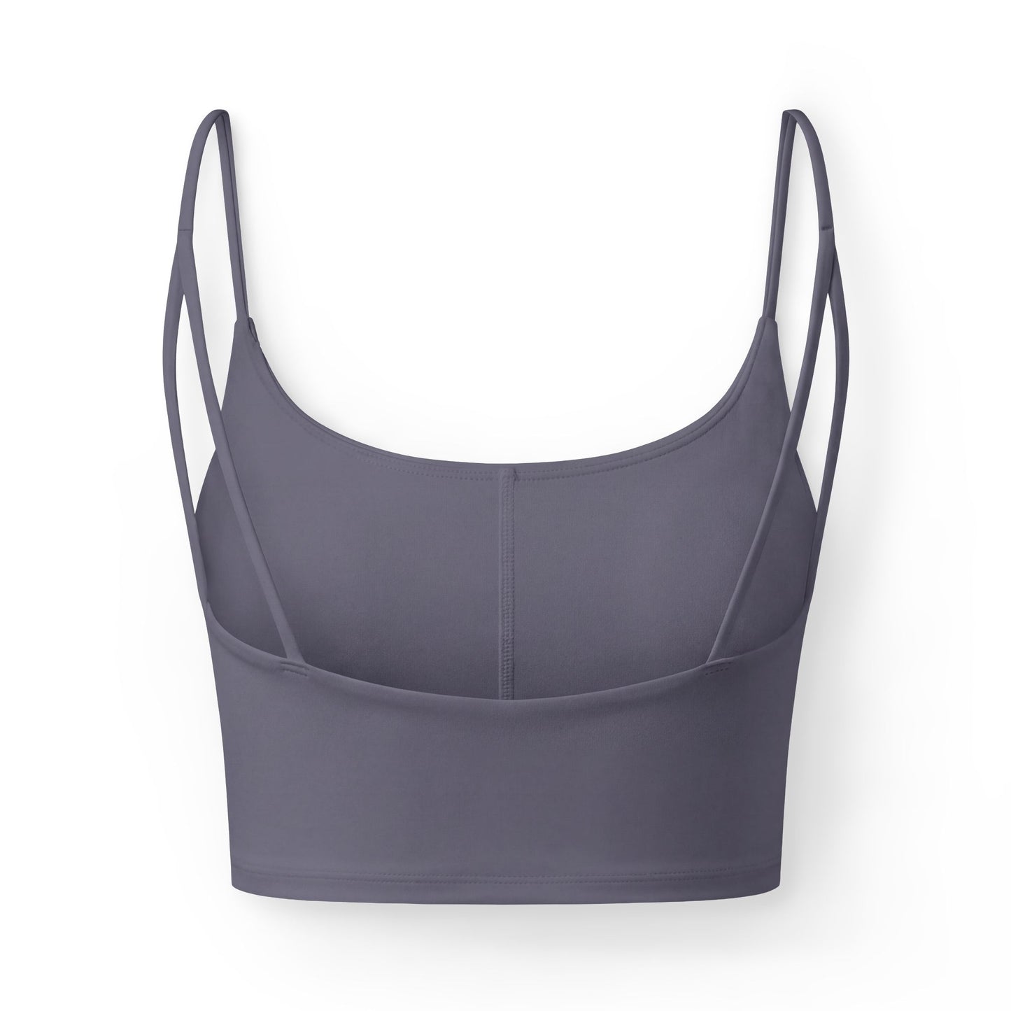 The Velvet Rose Collection Women's Luxe Bra — Sleek Black Strappy Crop Top Bra with Subtle 'Velvet Rose' Logo