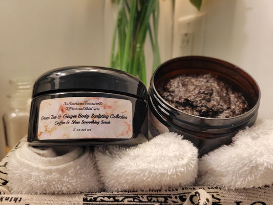 The Green Tea & Ginger Body Sculpting Collection : Coffee & Shea Smoothing Scrub