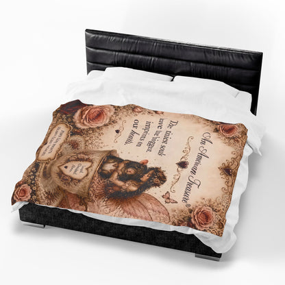 RattaCutie Couture Limited Edition Velveteen Blanket – "The tiniest souls leave the biggest imprints on our hearts"