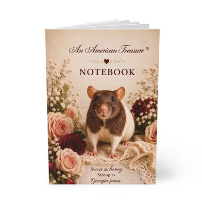 RattaCutie Couture Limited Edition Vintage Floral Notebook — "An American Treasure" A5 Softcover Journal