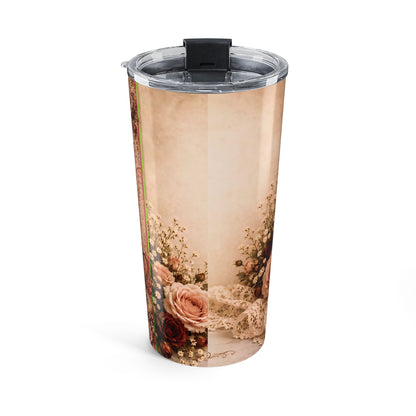 RattaCutie Couture Limited Edition 20oz Floral Tumbler — "An American Treasure" Quote