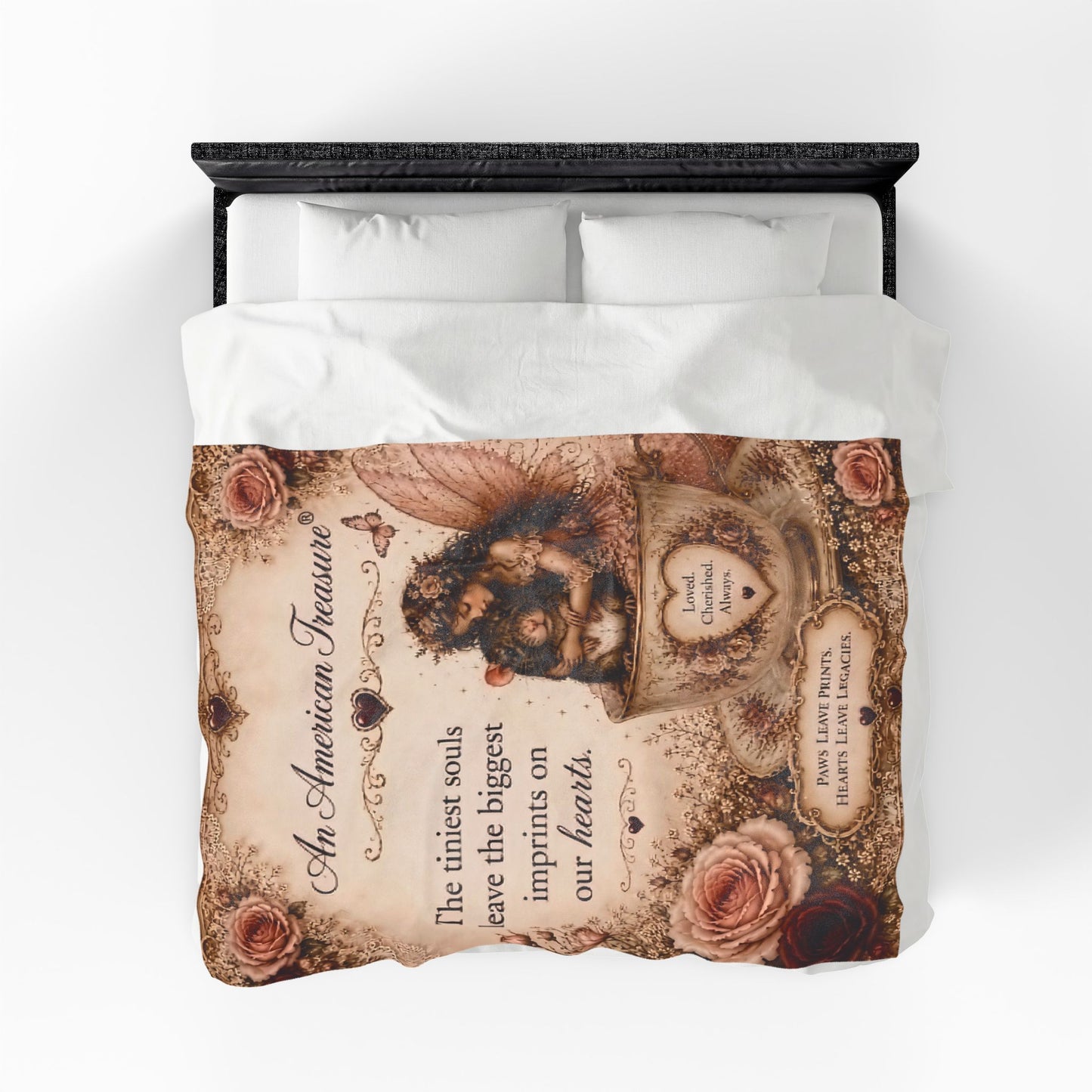 RattaCutie Couture Limited Edition Velveteen Blanket – "The tiniest souls leave the biggest imprints on our hearts"