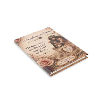RattaCutie Couture Limited Edition Hardcover Notebook — "An American Treasure" Fairy Memory Journal (Puffy Cover)