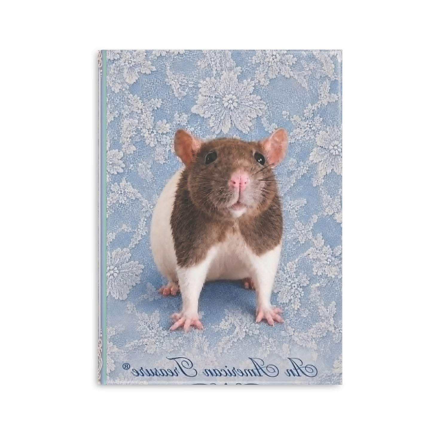 RattaCutie Couture Limited Edition  Photo Hardcover Notebook — "An American Treasure" Puffy-Cover Journal