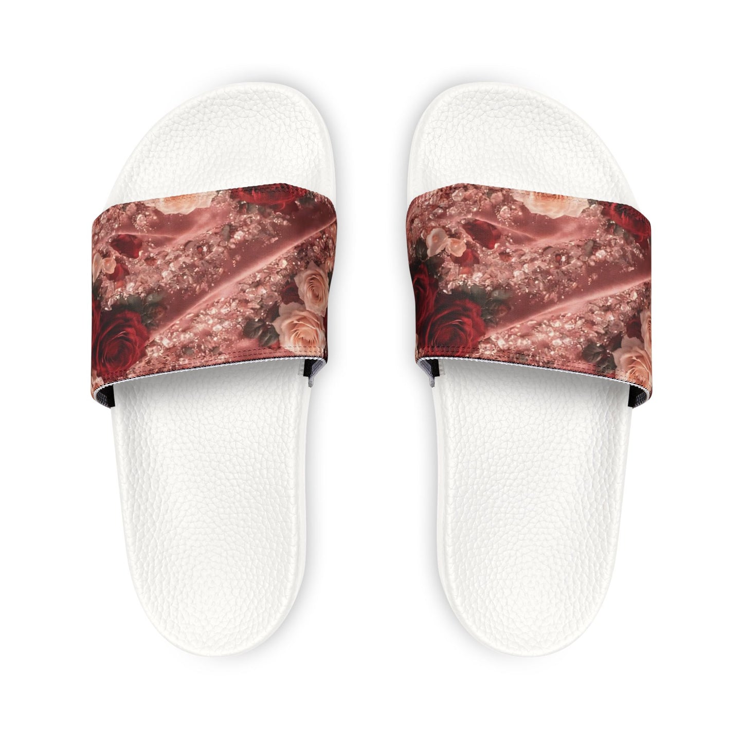 The Velvet Rose Slide Sandals — Women's Removable-Strap Pool Slides