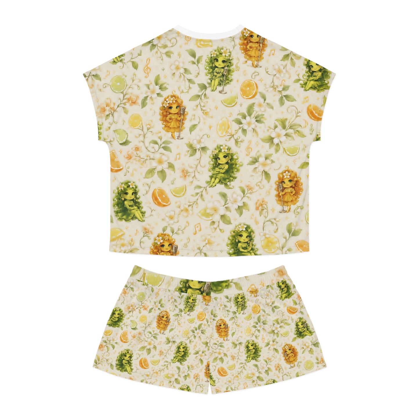 The Citrine Sisters Women's Short Pajama Set Limited Edition Series One Design One
