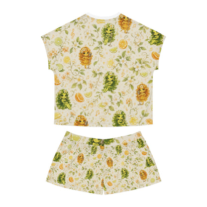 The Citrine Sisters Women's Short Pajama Set Limited Edition Series One Design One