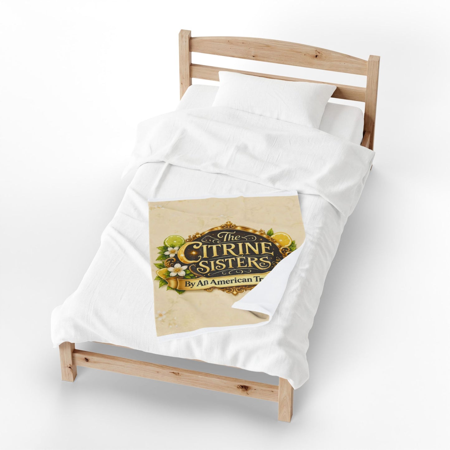 Citrine Sisters Velveteen Plush Blanket — Limited Edition Design One Series One