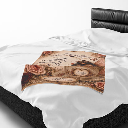 RattaCutie Couture Limited Edition Velveteen Blanket – "The tiniest souls leave the biggest imprints on our hearts"