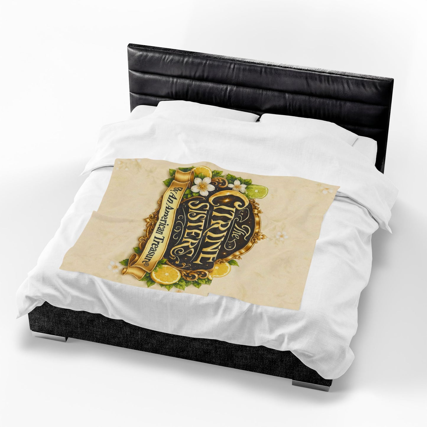 Citrine Sisters Velveteen Plush Blanket — Limited Edition Design One Series One
