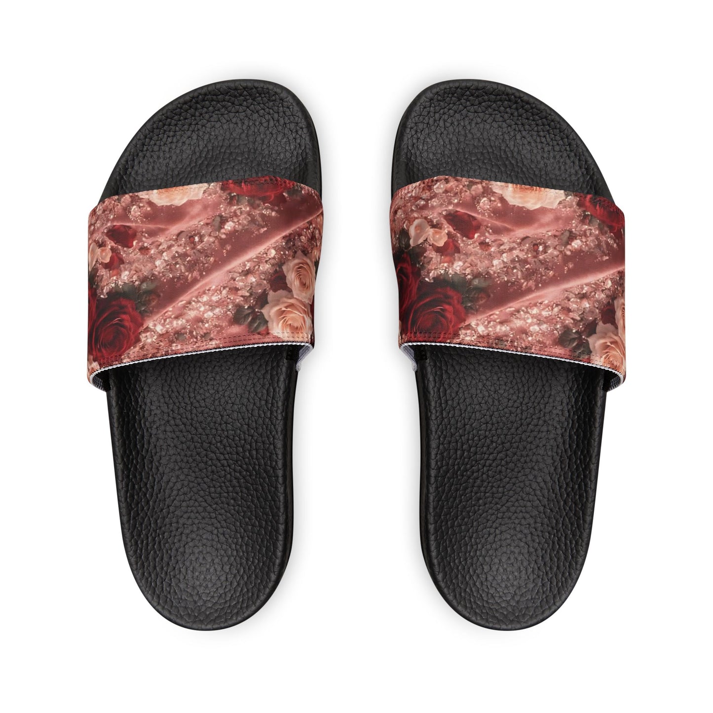 The Velvet Rose Slide Sandals — Women's Removable-Strap Pool Slides