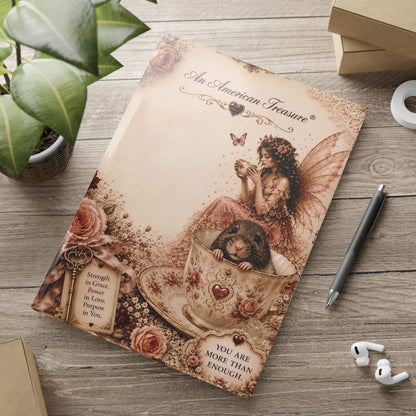 RattaCutie Couture Limited Edition Fairy Tea Journal — You Are More Than Enough Hardcover Notebook