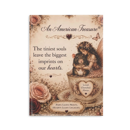 RattaCutie Couture Limited Edition Hardcover Notebook — "An American Treasure" Fairy Memory Journal (Puffy Cover)