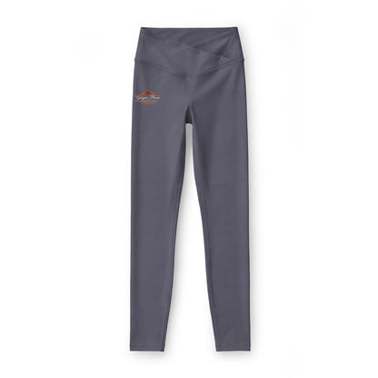 Ginger Flame Logo Luxe High-Waist Leggings — Women's