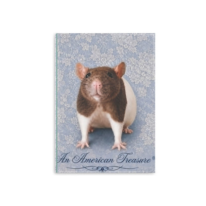 RattaCutie Couture Limited Edition  Photo Hardcover Notebook — "An American Treasure" Puffy-Cover Journal