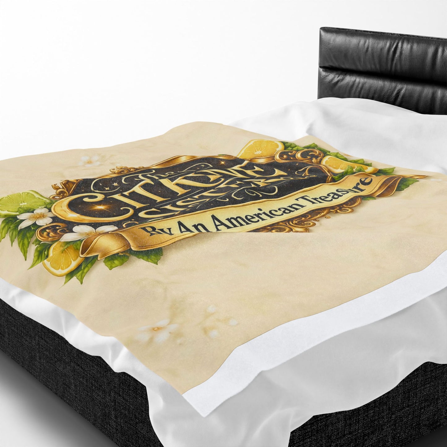 Citrine Sisters Velveteen Plush Blanket — Limited Edition Design One Series One