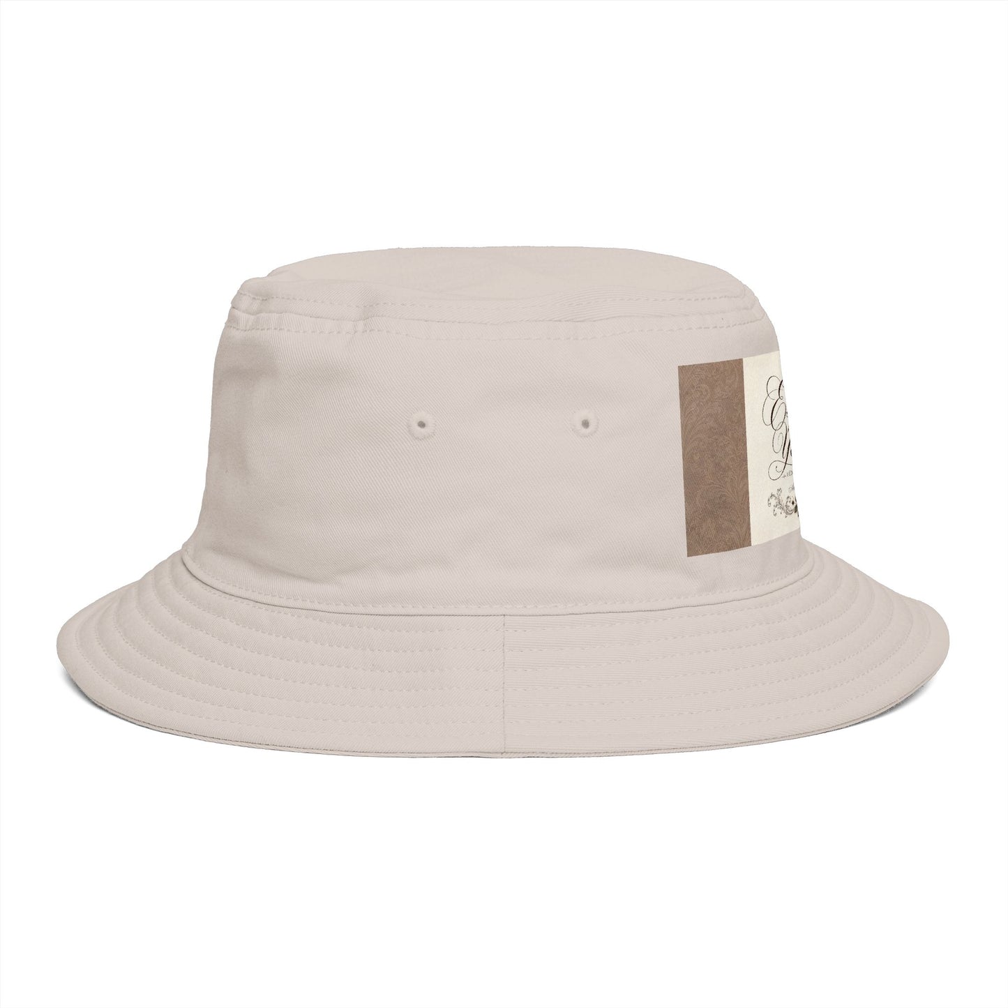 Express Yourself Couture Collection Coffee Patch Bucket Hat — Vintage Café Vibe, Casual Sun Hat for Coffee Lovers - Collection One - Style One