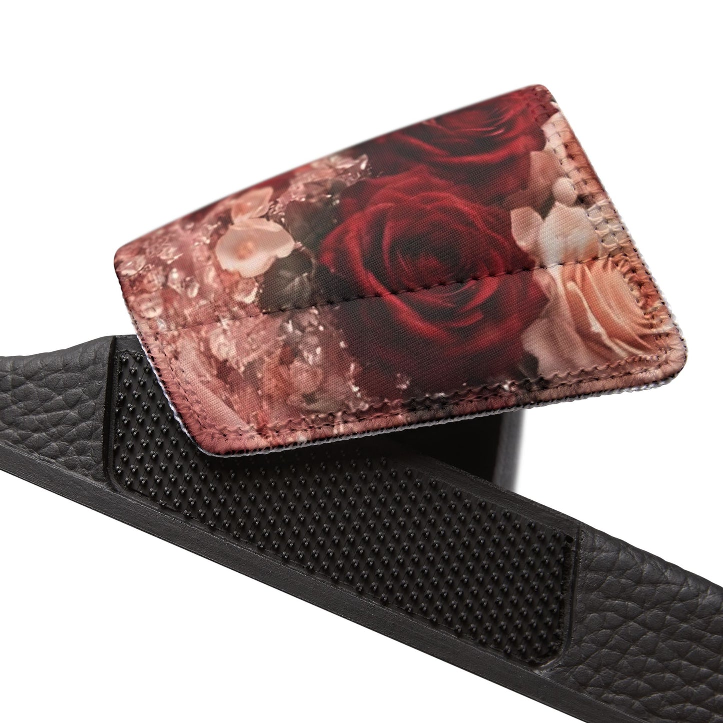 The Velvet Rose Slide Sandals — Women's Removable-Strap Pool Slides
