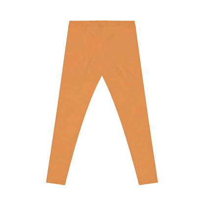 Citrine Sisters Orange Solid Women's Leggings — Comfortable Everyday Activewear Limited Edition Series One Design One