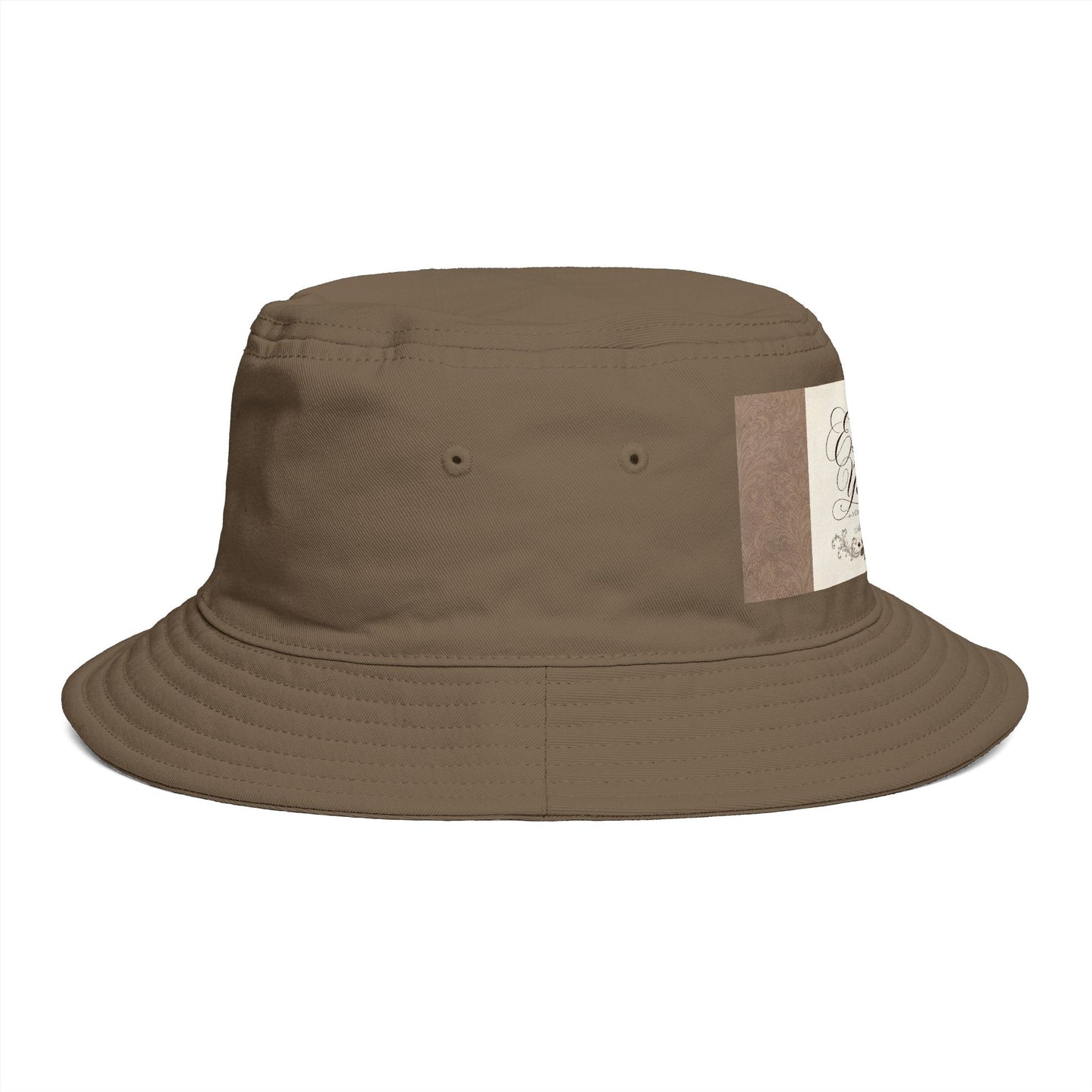 Express Yourself Couture Collection Coffee Patch Bucket Hat — Vintage Café Vibe, Casual Sun Hat for Coffee Lovers - Collection One - Style One