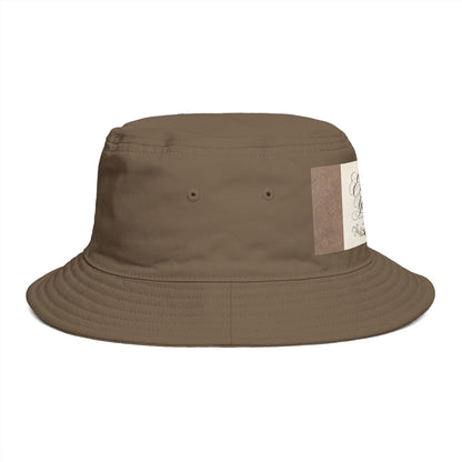 Express Yourself Couture Collection Coffee Patch Bucket Hat — Vintage Café Vibe, Casual Sun Hat for Coffee Lovers - Collection One - Style One