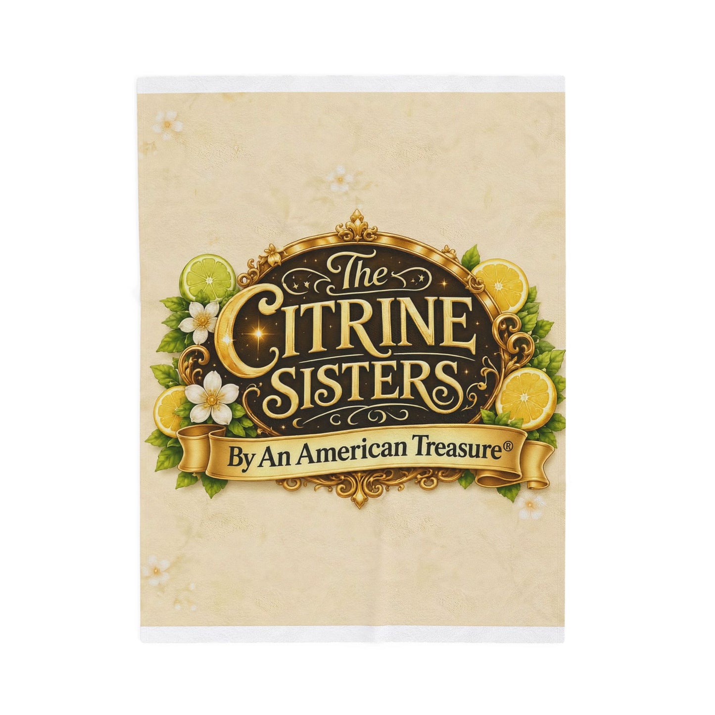 Citrine Sisters Velveteen Plush Blanket — Limited Edition Design One Series One