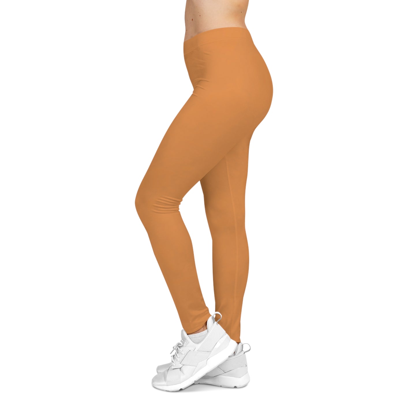 Citrine Sisters Orange Solid Women's Leggings — Comfortable Everyday Activewear Limited Edition Series One Design One