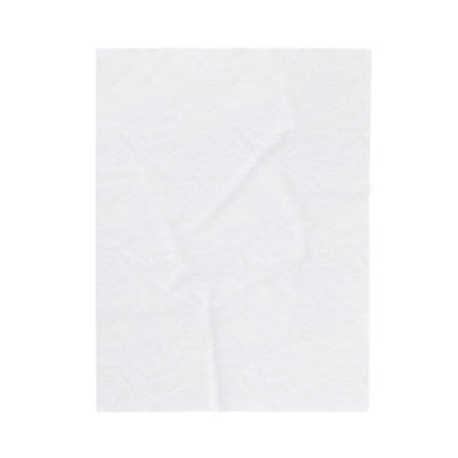 Bamboo & Blossom Velveteen Plush Blanket — Cherry Blossom Lantern Japanese Garden Throw