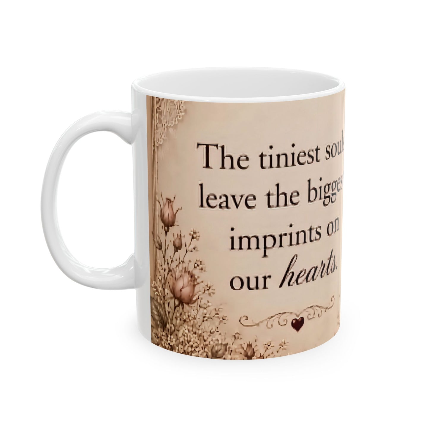 RattaCutie Couture Limited Edition Sentimental Girl & Mouse Ceramic Mug — "Kindest souls leave the biggest paw prints on our hearts"