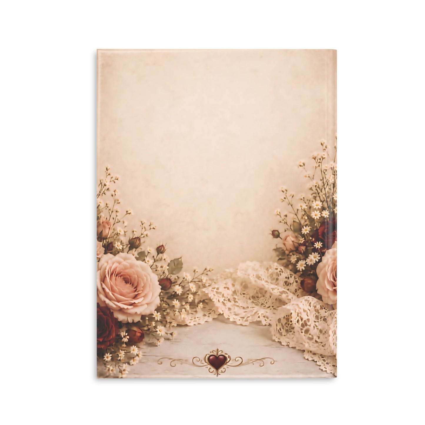 RattaCutie Couture Limited Edition Vintage Floral Rat Hardcover Notebook — "An American Treasure" Puff-Cover Journal