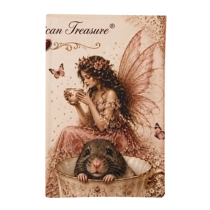 RattaCutie Couture Limited Edition Series 3 Fairy Tale Gardyn Minky Sleeping Bag – Floral Rose & Mouse Illustration