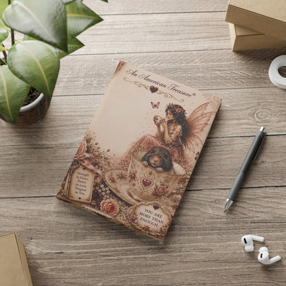 RattaCutie Couture Limited Edition Fairy Tea Journal — You Are More Than Enough Hardcover Notebook