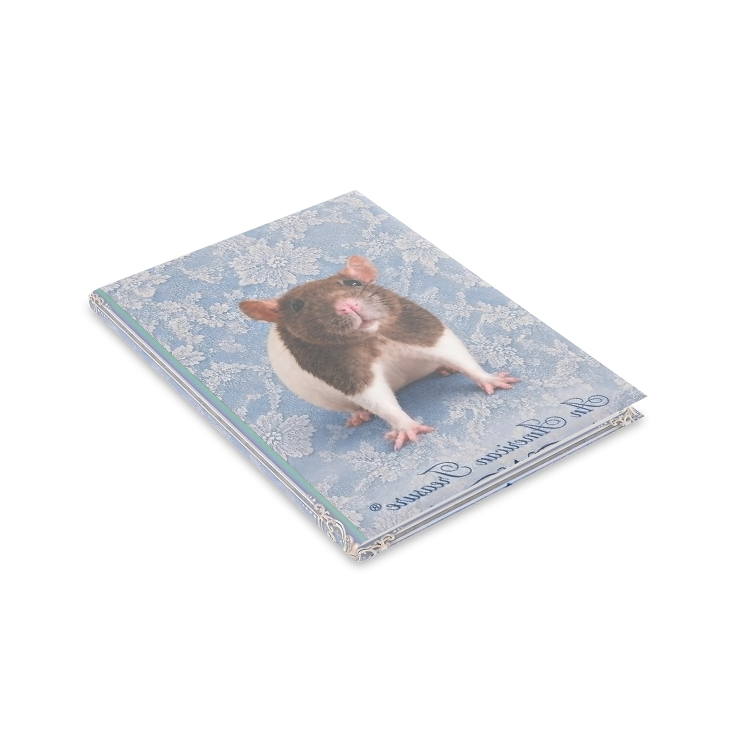 RattaCutie Couture Limited Edition  Photo Hardcover Notebook — "An American Treasure" Puffy-Cover Journal