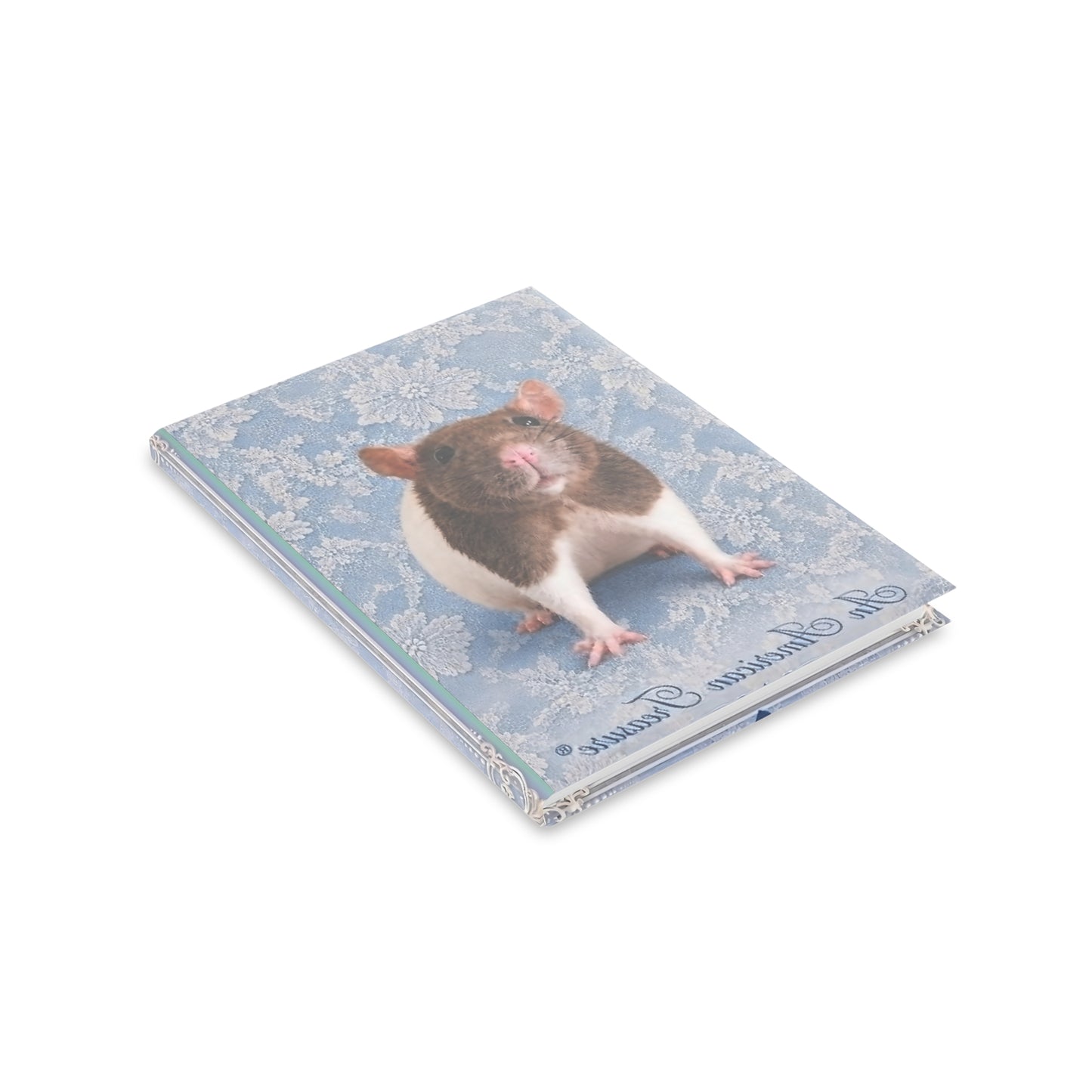 RattaCutie Couture Limited Edition  Photo Hardcover Notebook — "An American Treasure" Puffy-Cover Journal