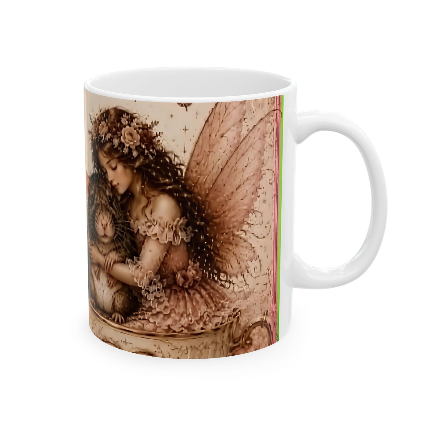 RattaCutie Couture Limited Edition Sentimental Girl & Mouse Ceramic Mug — "Kindest souls leave the biggest paw prints on our hearts"