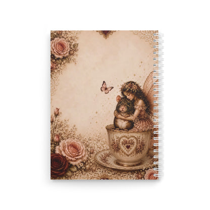 RattaCutie Couture Limited Edition Vintage Floral Rat Spiral Notebook – 'An American Treasure' Journal