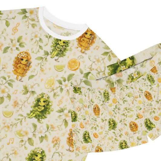 The Citrine Sisters Women's Short Pajama Set Limited Edition Series One Design One