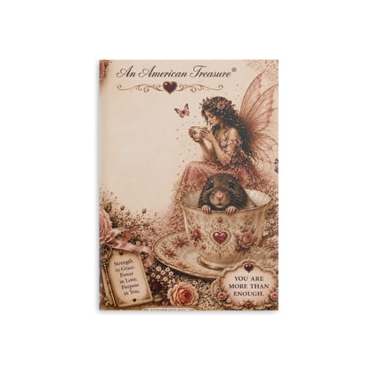 RattaCutie Couture Limited Edition Fairy Tea Journal — You Are More Than Enough Hardcover Notebook