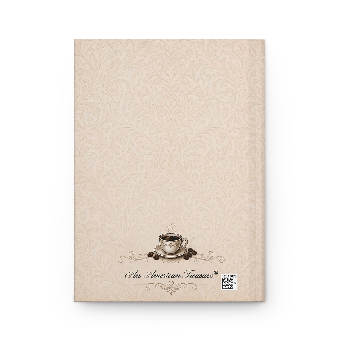 Espresso Yourself Couture Collection Hardcover Journal — "Running on Espresso & Attitude" Lined Notebook - Collection One  - Style One