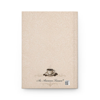 Espresso Yourself Couture Collection Hardcover Journal — "Running on Espresso & Attitude" Lined Notebook - Collection One  - Style One