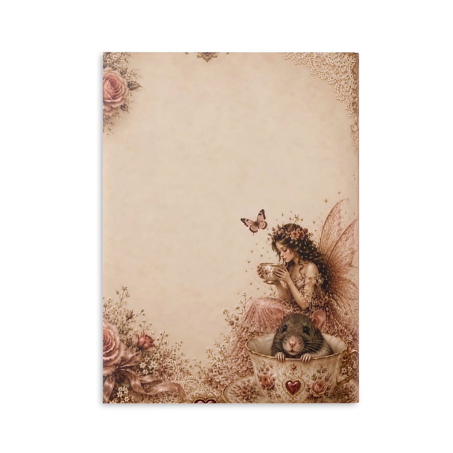 RattaCutie Couture Limited Edition Fairy Tea Journal — You Are More Than Enough Hardcover Notebook